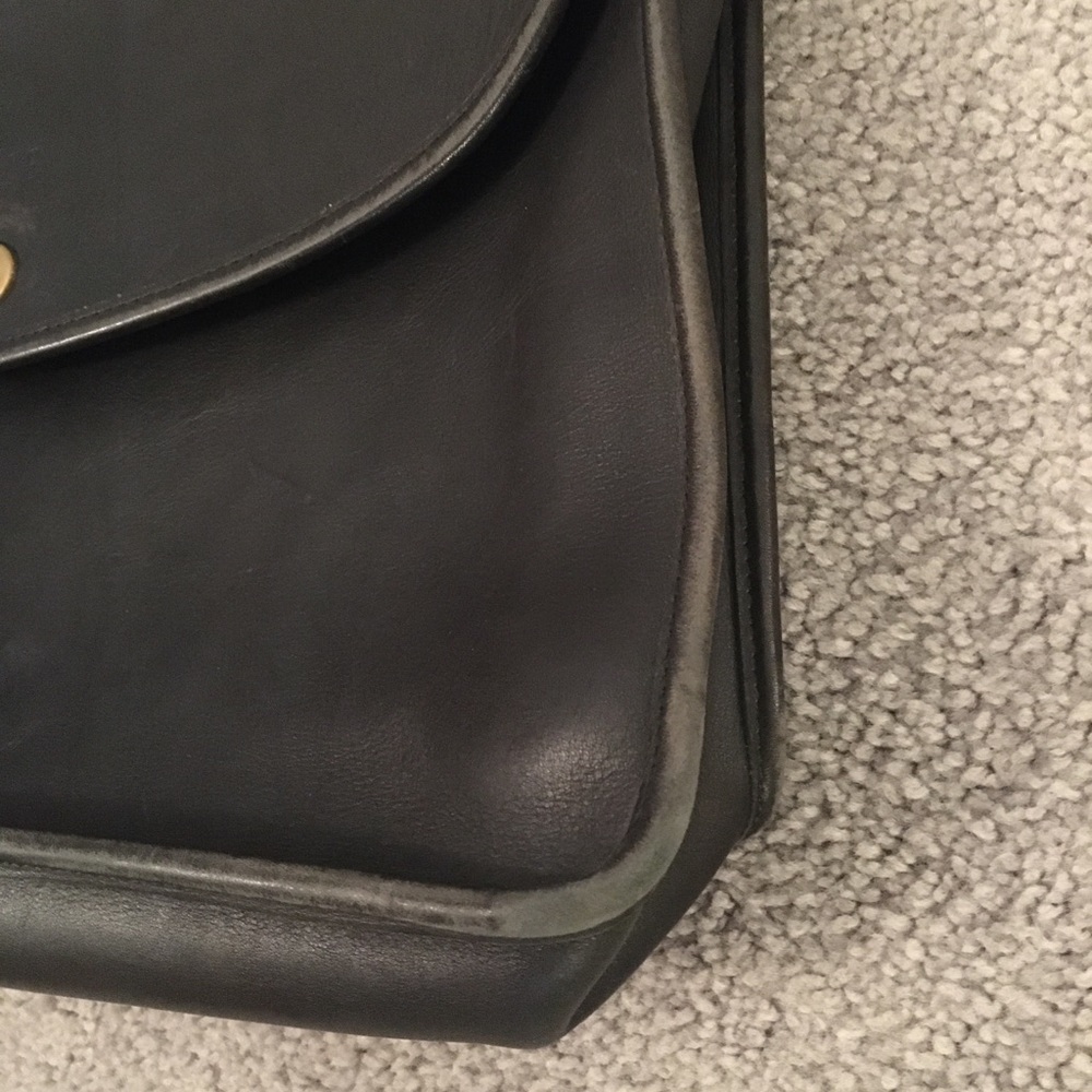 Coach leather briefcase, authentic, monogrammed - Picture 7 of 7